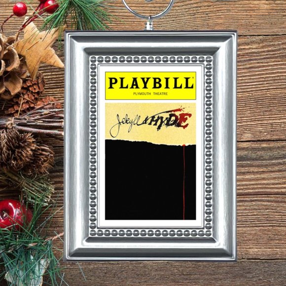 Jekyll And Hyde Broadway Musical‎ Playbill Christmas Tree Ornament - Picture 1 of 3